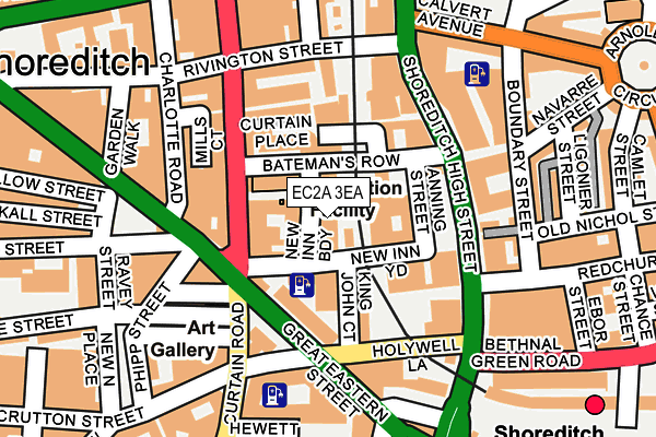 EC2A 3EA map - OS OpenMap – Local (Ordnance Survey) EC2A 3EA map - OS OpenMap – Local (Ordnance Survey)