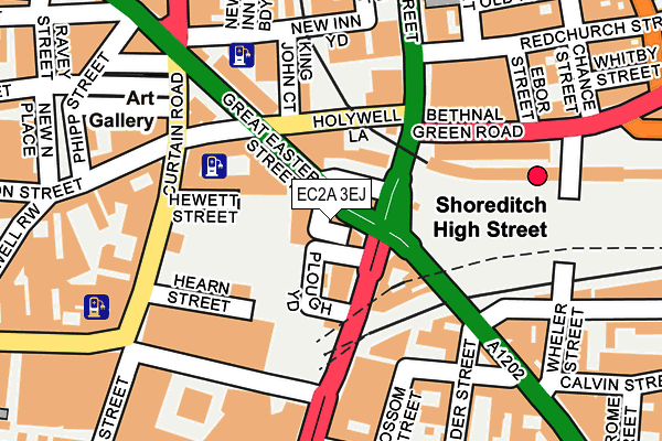 EC2A 3EJ map - OS OpenMap – Local (Ordnance Survey) EC2A 3EJ map - OS OpenMap – Local (Ordnance Survey)