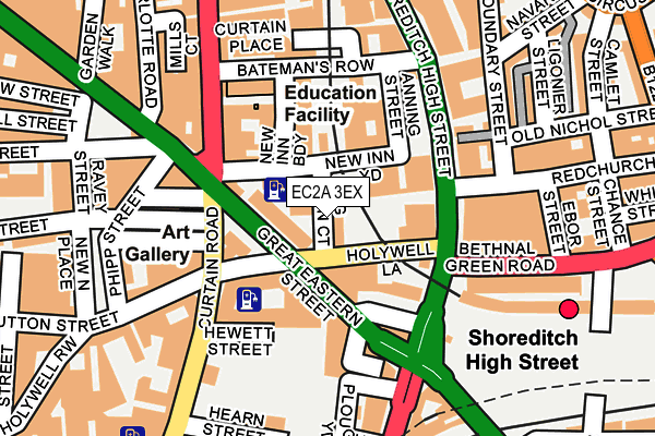 EC2A 3EX map - OS OpenMap – Local (Ordnance Survey) EC2A 3EX map - OS OpenMap – Local (Ordnance Survey)