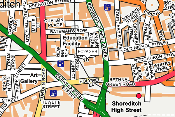 EC2A 3HB map - OS OpenMap – Local (Ordnance Survey) EC2A 3HB map - OS OpenMap – Local (Ordnance Survey)