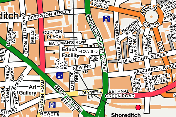 EC2A 3LQ map - OS OpenMap – Local (Ordnance Survey) EC2A 3LQ map - OS OpenMap – Local (Ordnance Survey)