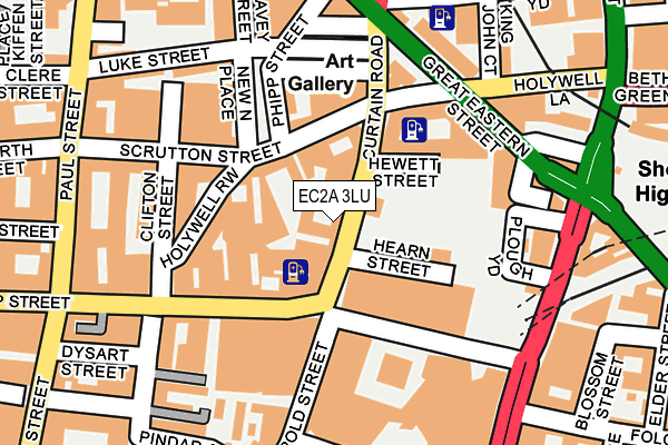 EC2A 3LU map - OS OpenMap – Local (Ordnance Survey) EC2A 3LU map - OS OpenMap – Local (Ordnance Survey)
