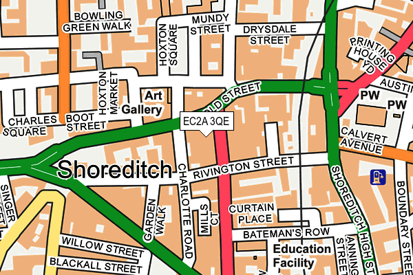 EC2A 3QE map - OS OpenMap – Local (Ordnance Survey) EC2A 3QE map - OS OpenMap – Local (Ordnance Survey)