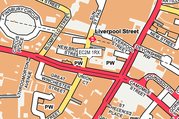 EC2M 1RX map - OS OpenMap – Local (Ordnance Survey) EC2M 1RX map - OS OpenMap – Local (Ordnance Survey)