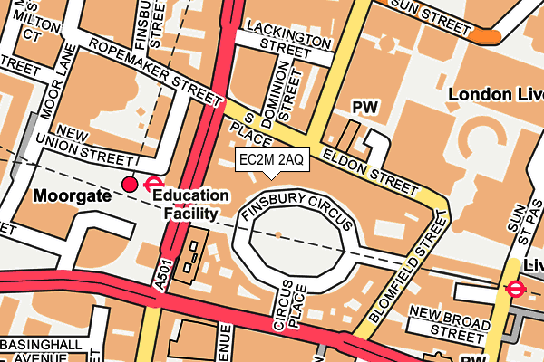 EC2M 2AQ map - OS OpenMap – Local (Ordnance Survey) EC2M 2AQ map - OS OpenMap – Local (Ordnance Survey)