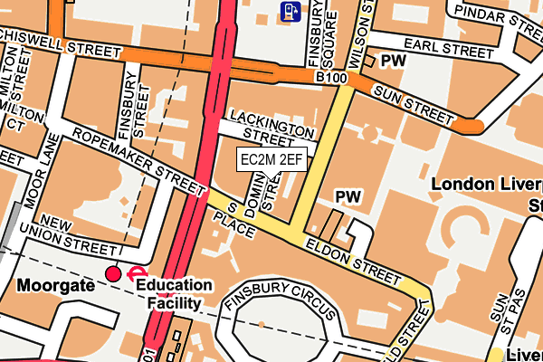 EC2M 2EF map - OS OpenMap – Local (Ordnance Survey) EC2M 2EF map - OS OpenMap – Local (Ordnance Survey)