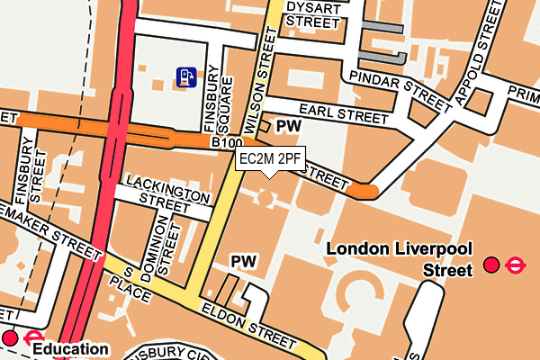 EC2M 2PF map - OS OpenMap – Local (Ordnance Survey) EC2M 2PF map - OS OpenMap – Local (Ordnance Survey)