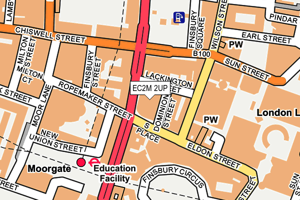 EC2M 2UP map - OS OpenMap – Local (Ordnance Survey) EC2M 2UP map - OS OpenMap – Local (Ordnance Survey)
