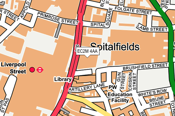 EC2M 4AA map - OS OpenMap – Local (Ordnance Survey) EC2M 4AA map - OS OpenMap – Local (Ordnance Survey)