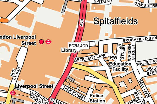 EC2M 4QD map - OS OpenMap – Local (Ordnance Survey) EC2M 4QD map - OS OpenMap – Local (Ordnance Survey)