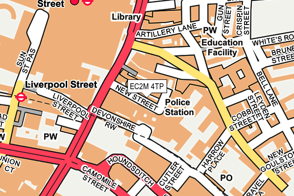 EC2M 4TP map - OS OpenMap – Local (Ordnance Survey) EC2M 4TP map - OS OpenMap – Local (Ordnance Survey)