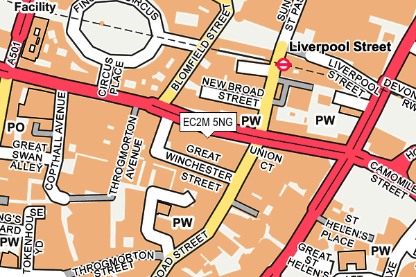 EC2M 5NG map - OS OpenMap – Local (Ordnance Survey) EC2M 5NG map - OS OpenMap – Local (Ordnance Survey)