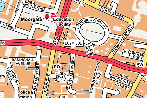 EC2M 5UL map - OS OpenMap – Local (Ordnance Survey) EC2M 5UL map - OS OpenMap – Local (Ordnance Survey)