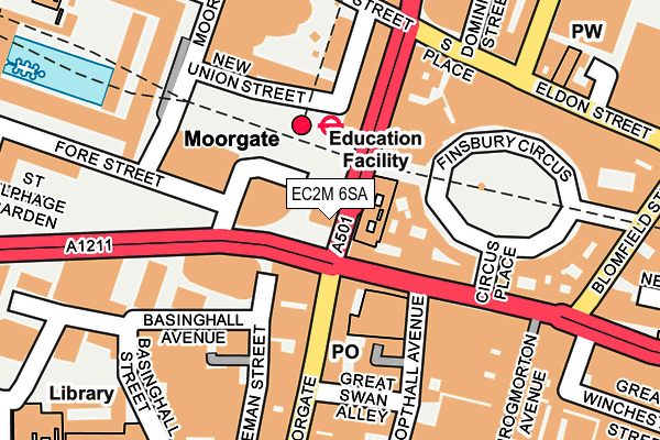 EC2M 6SA map - OS OpenMap – Local (Ordnance Survey) EC2M 6SA map - OS OpenMap – Local (Ordnance Survey)