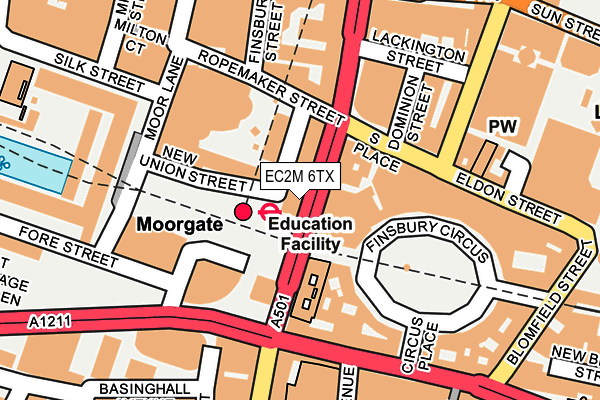 EC2M 6TX map - OS OpenMap – Local (Ordnance Survey) EC2M 6TX map - OS OpenMap – Local (Ordnance Survey)