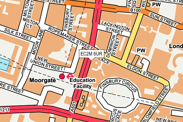 EC2M 6UR map - OS OpenMap – Local (Ordnance Survey) EC2M 6UR map - OS OpenMap – Local (Ordnance Survey)