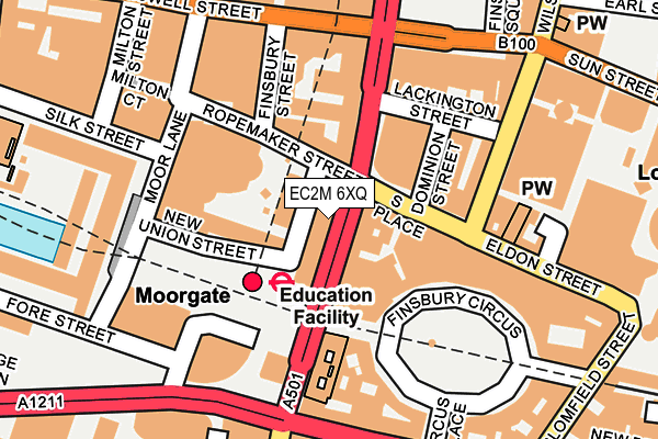 EC2M 6XQ map - OS OpenMap – Local (Ordnance Survey) EC2M 6XQ map - OS OpenMap – Local (Ordnance Survey)