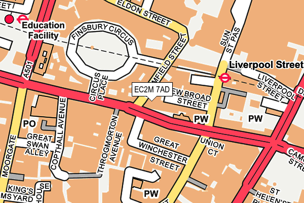 EC2M 7AD map - OS OpenMap – Local (Ordnance Survey) EC2M 7AD map - OS OpenMap – Local (Ordnance Survey)