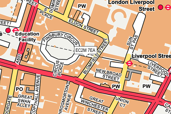 EC2M 7EA map - OS OpenMap – Local (Ordnance Survey) EC2M 7EA map - OS OpenMap – Local (Ordnance Survey)