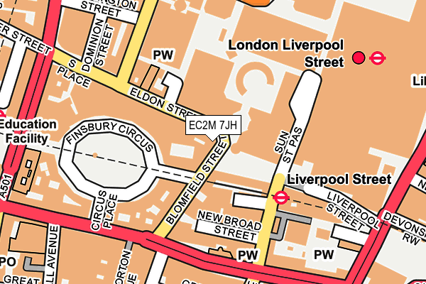 EC2M 7JH map - OS OpenMap – Local (Ordnance Survey) EC2M 7JH map - OS OpenMap – Local (Ordnance Survey)