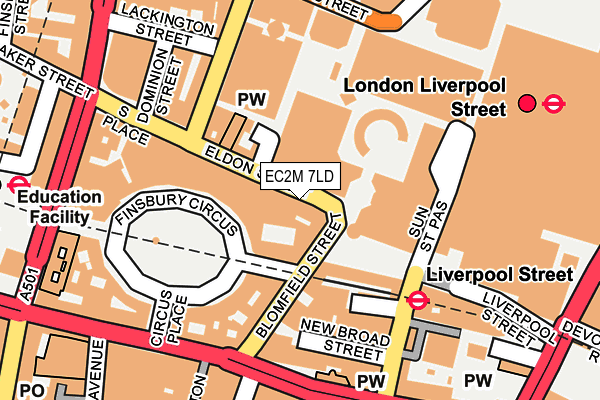 EC2M 7LD map - OS OpenMap – Local (Ordnance Survey) EC2M 7LD map - OS OpenMap – Local (Ordnance Survey)