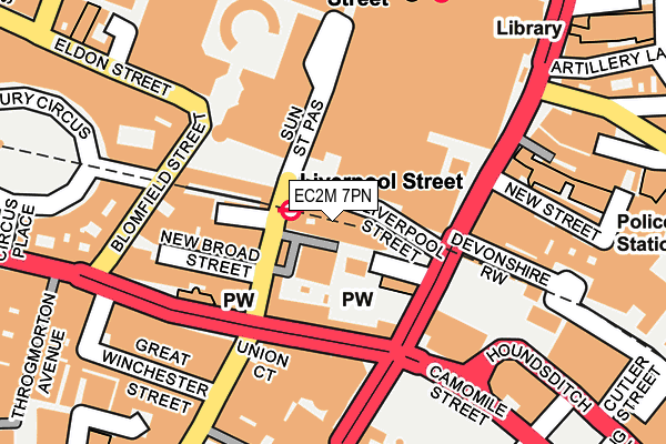 EC2M 7PN map - OS OpenMap – Local (Ordnance Survey) EC2M 7PN map - OS OpenMap – Local (Ordnance Survey)