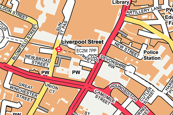 EC2M 7PP map - OS OpenMap – Local (Ordnance Survey) EC2M 7PP map - OS OpenMap – Local (Ordnance Survey)