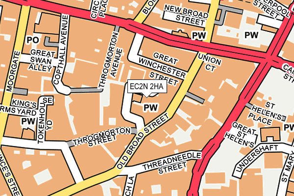 EC2N 2HA map - OS OpenMap – Local (Ordnance Survey) EC2N 2HA map - OS OpenMap – Local (Ordnance Survey)