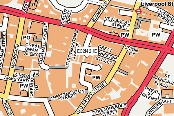 EC2N 2HE map - OS OpenMap – Local (Ordnance Survey) EC2N 2HE map - OS OpenMap – Local (Ordnance Survey)