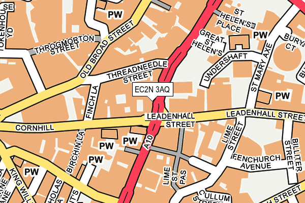 EC2N 3AQ map - OS OpenMap – Local (Ordnance Survey) EC2N 3AQ map - OS OpenMap – Local (Ordnance Survey)