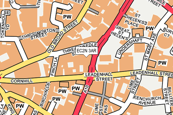 EC2N 3AR map - OS OpenMap – Local (Ordnance Survey) EC2N 3AR map - OS OpenMap – Local (Ordnance Survey)