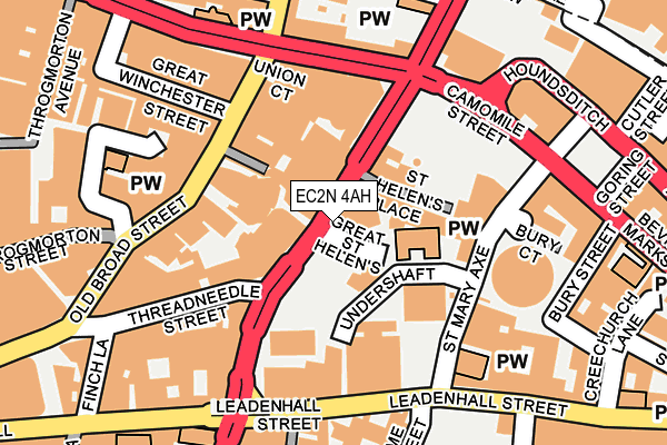 EC2N 4AH map - OS OpenMap – Local (Ordnance Survey) EC2N 4AH map - OS OpenMap – Local (Ordnance Survey)