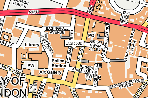 EC2R 5BB map - OS OpenMap – Local (Ordnance Survey) EC2R 5BB map - OS OpenMap – Local (Ordnance Survey)