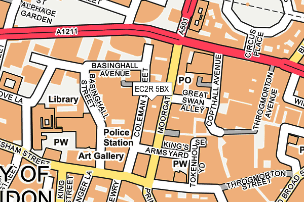 EC2R 5BX map - OS OpenMap – Local (Ordnance Survey) EC2R 5BX map - OS OpenMap – Local (Ordnance Survey)