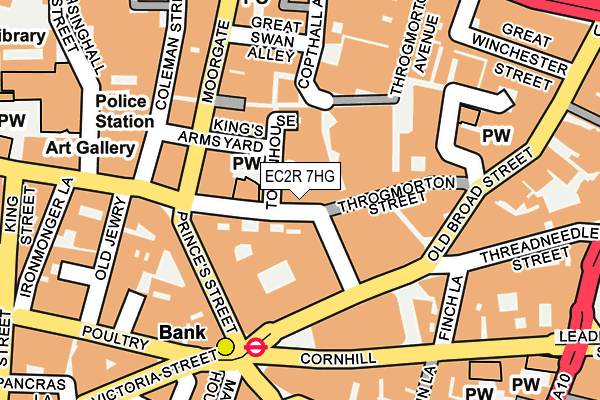 EC2R 7HG map - OS OpenMap – Local (Ordnance Survey) EC2R 7HG map - OS OpenMap – Local (Ordnance Survey)