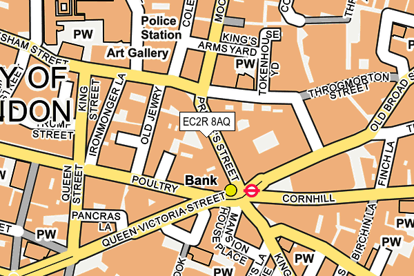 EC2R 8AQ map - OS OpenMap – Local (Ordnance Survey) EC2R 8AQ map - OS OpenMap – Local (Ordnance Survey)