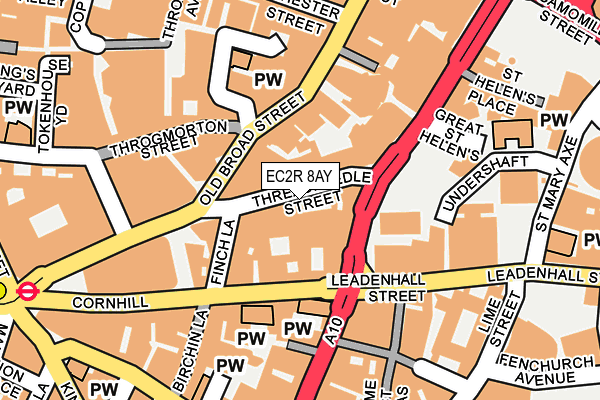 EC2R 8AY map - OS OpenMap – Local (Ordnance Survey) EC2R 8AY map - OS OpenMap – Local (Ordnance Survey)