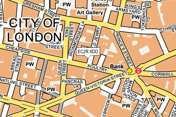 EC2R 8DD map - OS OpenMap – Local (Ordnance Survey) EC2R 8DD map - OS OpenMap – Local (Ordnance Survey)