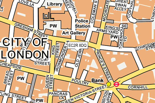EC2R 8DQ map - OS OpenMap – Local (Ordnance Survey) EC2R 8DQ map - OS OpenMap – Local (Ordnance Survey)