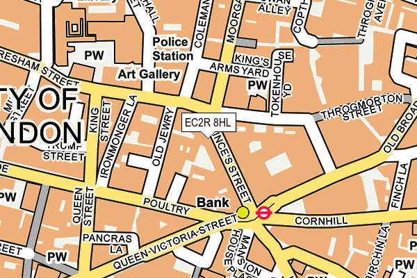 EC2R 8HL map - OS OpenMap – Local (Ordnance Survey) EC2R 8HL map - OS OpenMap – Local (Ordnance Survey)