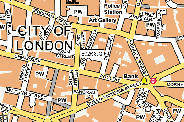 EC2R 8JQ map - OS OpenMap – Local (Ordnance Survey) EC2R 8JQ map - OS OpenMap – Local (Ordnance Survey)