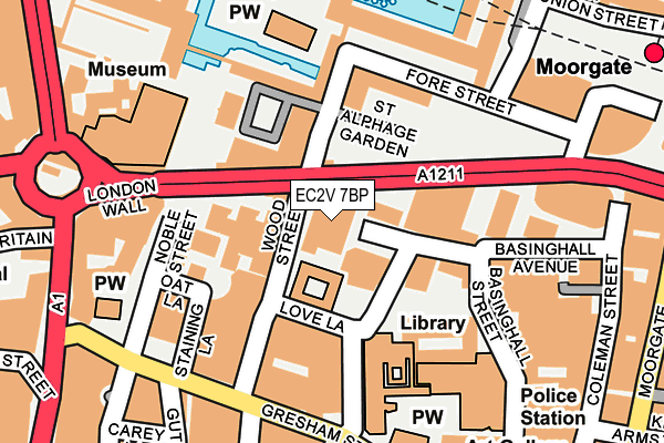 EC2V 7BP map - OS OpenMap – Local (Ordnance Survey) EC2V 7BP map - OS OpenMap – Local (Ordnance Survey)
