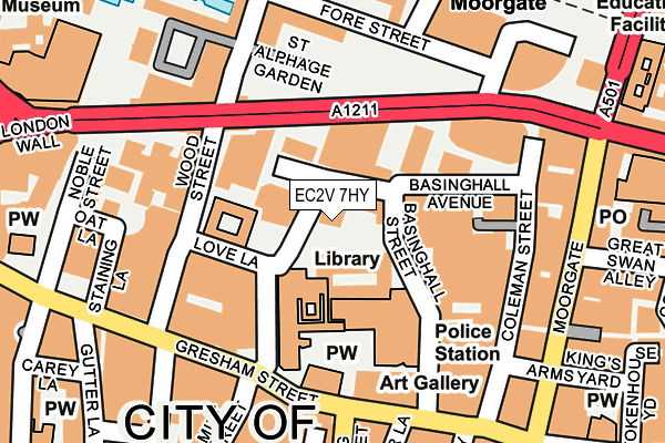 EC2V 7HY map - OS OpenMap – Local (Ordnance Survey) EC2V 7HY map - OS OpenMap – Local (Ordnance Survey)