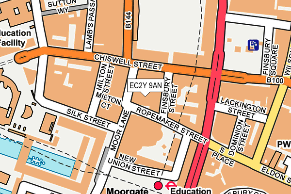 EC2Y 9AN map - OS OpenMap – Local (Ordnance Survey) EC2Y 9AN map - OS OpenMap – Local (Ordnance Survey)