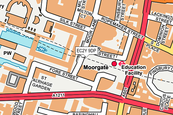 EC2Y 9DP map - OS OpenMap – Local (Ordnance Survey) EC2Y 9DP map - OS OpenMap – Local (Ordnance Survey)