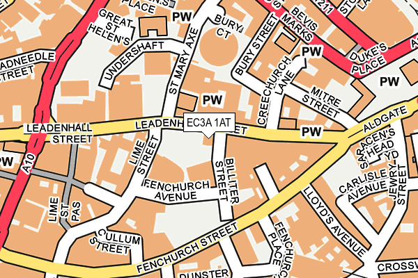 EC3A 1AT map - OS OpenMap – Local (Ordnance Survey) EC3A 1AT map - OS OpenMap – Local (Ordnance Survey)