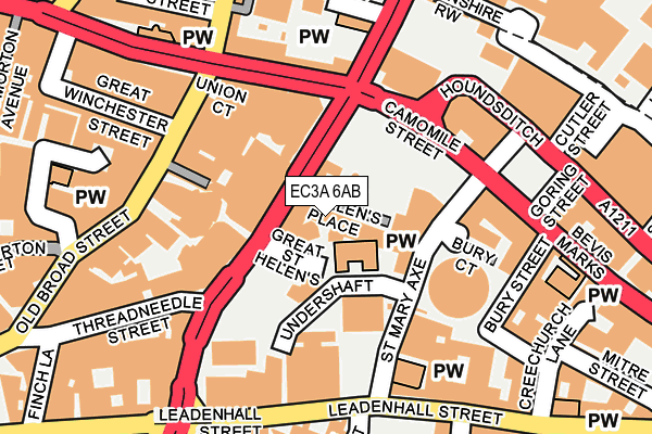 EC3A 6AB map - OS OpenMap – Local (Ordnance Survey) EC3A 6AB map - OS OpenMap – Local (Ordnance Survey)
