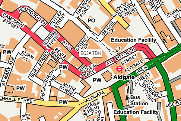 EC3A 7DH map - OS OpenMap – Local (Ordnance Survey) EC3A 7DH map - OS OpenMap – Local (Ordnance Survey)