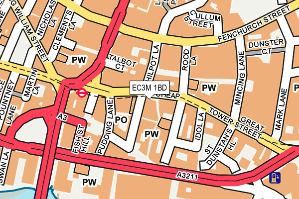 EC3M 1BD map - OS OpenMap – Local (Ordnance Survey) EC3M 1BD map - OS OpenMap – Local (Ordnance Survey)