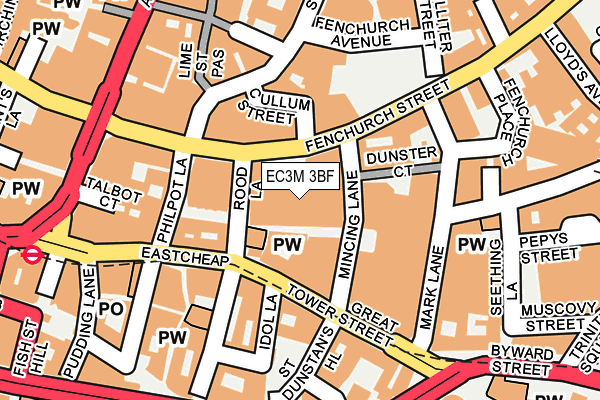 EC3M 3BF map - OS OpenMap – Local (Ordnance Survey) EC3M 3BF map - OS OpenMap – Local (Ordnance Survey)